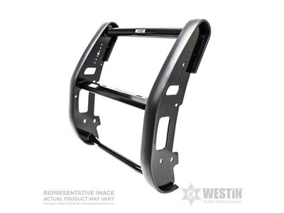 Westin 2011-2018 Dodge Charger Pursuit Push Bumper Elite - Black - 36-2035