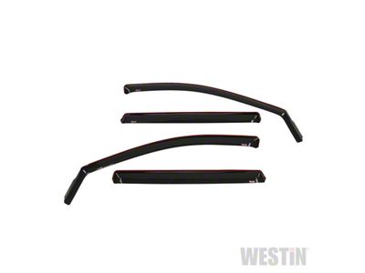 Westin 2013-2018 Nissan Pathfinder Wade In-Channel Wind Deflector 4pc - 72-69479