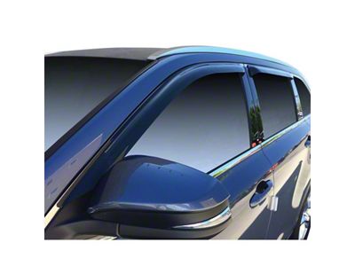 Westin 2014-2018 Toyota Highlander Wade Slim Wind Deflector 4pc - 72-88452