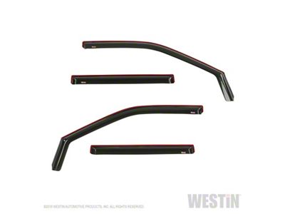 Westin 2018-2019 Ford Expedition Wade In-Channel Wind Deflector 4pc - 72-37417