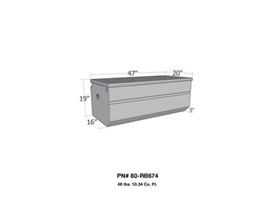 Westin Chest 47in - Aluminum - 80-RB674
