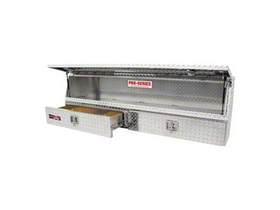 Westin Contractor TopSider 96in w/ Drawers & Doors - Aluminum - 80-TBS200-96D-BD