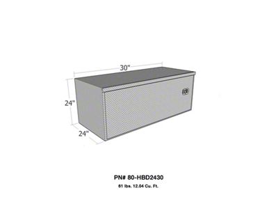 Westin HD Under Body 24in x 30in Swing Door - 80-HBD2430