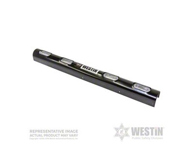 Westin Push Bumper Elite Light Channel 33.1 inch Whelen 4 - 36-6015W4