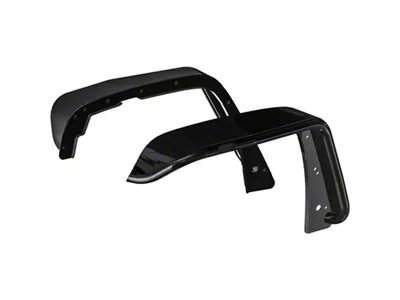 Westin 07-17 Jeep Wrangler Tube Fenders - Front - Textured - 62-1005