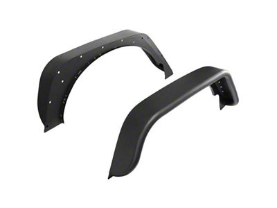 Westin 07-17 Jeep Wrangler Tube Fenders - Rear - Textured - 62-1015