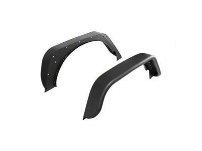 Westin 18-20 Jeep Wrangler Tube Fenders - Rear - Textured - 62-1035