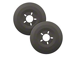 Mr. Gasket Wheel Dust Shields; 15 in.; Incl. Wheel Lugs; - 6905