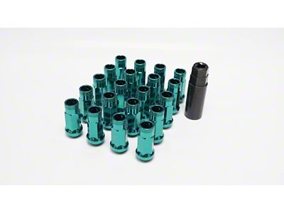 Wheel Mate 12x1.25 48mm Muteki SR48 Green Blue Open End - 32905GB