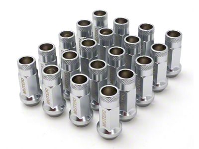 Wheel Mate 12x1.25 48mm Muteki SR48 Satin Silver Open End - 32905SS