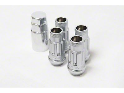 Wheel Mate 12x1.25 48mm Muteki SR48 Silver Open End Locking - 32901SS