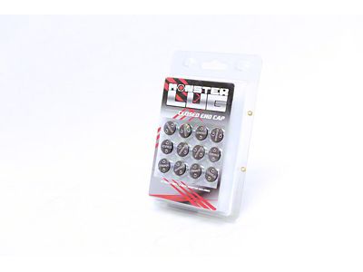Wheel Mate Monster Lug Nut Caps - Yellow 14x1.50 - 33007Y