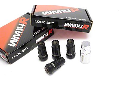 Wheel Mate WM14R 14x1.50 Wheel Locks Chrome 4 PCS - WM14R02C