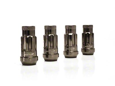 Wheel Mate WM14R 14x1.50 Wheel Locks Titanium Chrome 4 PCS - WM14R02T