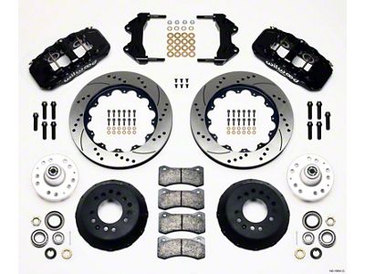 Wilwood AERO6 Front Hub Kit 14.00 Drilled WWE ProSpindle - 140-10641-D