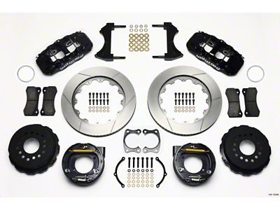 Wilwood AERO4 Rear P-Brake Kit 14.00in Big Ford New Style - 140-10948