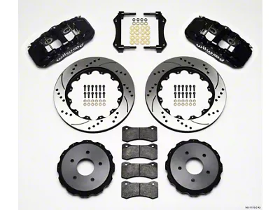 Wilwood AERO4 Rear Kit 14.00in Drilled 97-04 Corvette C5/Z06 05-13 - 140-11119-D