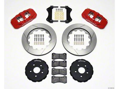 Wilwood AERO6 Front Hat Kit 14.25 Red 2010-2015 Camaro - 140-11269-R