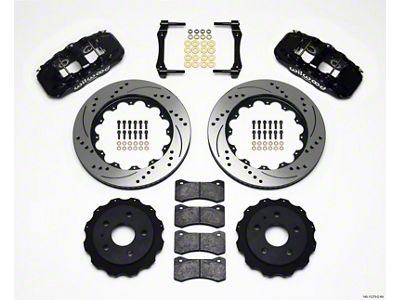 Wilwood AERO4 Rear Kit 14.25in Drilled 2010-2015 Camaro - 140-11270-D