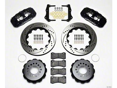 Wilwood AERO4 Rear Kit 14.25in Drilled 2006-10 Magnum/Challngr/Chrgr/300C - 140-11765-D