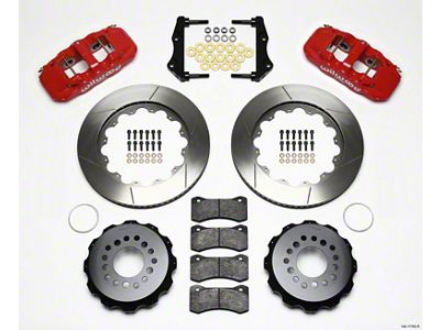 Wilwood AERO4 Rear Kit 14.25in Red 2006-10 Magnum/Challngr/Chrgr/300C - 140-11765-R