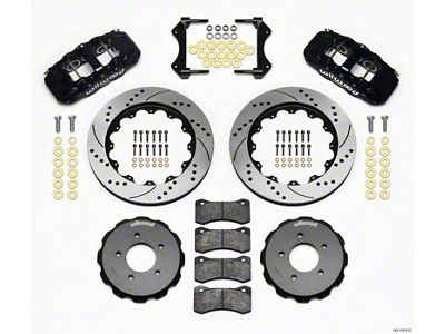 Wilwood AERO6 Front Hat Kit 14.00 Drilled 99-06 BMW E46 - 140-11974-D
