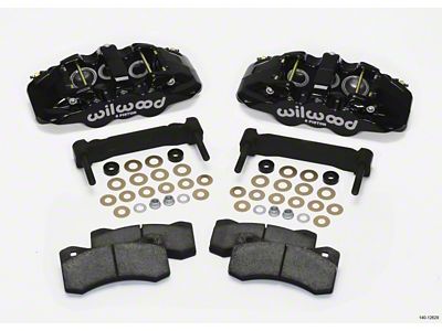 Wilwood AERO6 Front Caliper & Bracket Kit - Black 97-13 - 140-12629