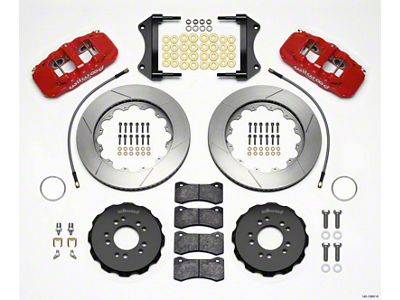 Wilwood AERO6 Front Hat Kit 14.25 Red 2014-Up Corvette C7 - 140-13697-R