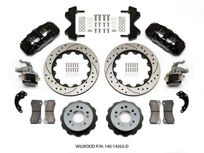 Wilwood AERO4 / MC4 Rear Kit 14.00 Drilled Currie Pro-Tour - 140-14263-D