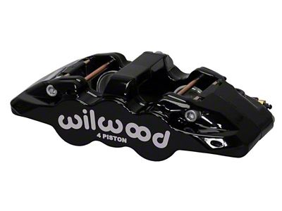 Wilwood Caliper-Aero4-R/H - Black 1.88/1.62in Pistons 1.25in Disc - 120-13285-BK