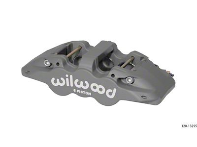 Wilwood Caliper-Aero6-R/H - Black Anodize 1.75/1.38/1.38in Pistons 1.25in Disc - 120-13295
