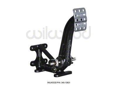Wilwood Adjustable Brake Pedal - Dual MC - Floor Mount - 340-13831
