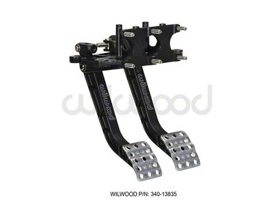 Wilwood Adjustable Dual Pedal - Brake / Clutch - Rev. - 340-13835