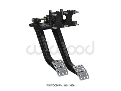 Wilwood Adjustable Dual Pedal - Brake / Clutch - Rev. - 340-13836