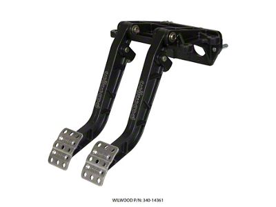 Wilwood Adjustable-Tandem Dual Pedal - Brake / Clutch - Fwd. - 340-14361