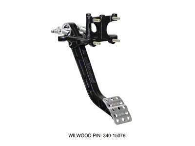 Wilwood Adjustable-Trubar Brake Pedal - Rev. Swing Mount - 5.1:1 - 340-15076