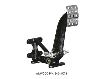 Wilwood Adjustable-Trubar Brake Pedal - Dual MC - Floor Mount - 340-15078