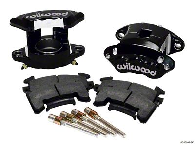 Wilwood D154 Front Caliper Kit - Black 2.50in Piston 0.81in - 140-12098-BK