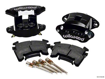 Wilwood D154 Rear Caliper Kit - Black 1.12 / 1.12in - 140-12102-BK