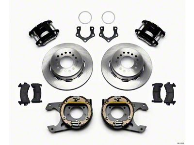 Wilwood D154 P/S Park Brake Kit Mopar/Dana 2.50in Off w/Snap - 140-12208