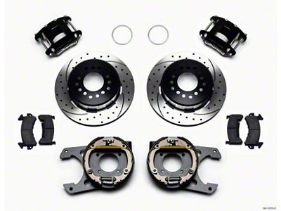 Wilwood D154 P/S Park Brake Kit Drilled 12 Bolt - 140-12215-D