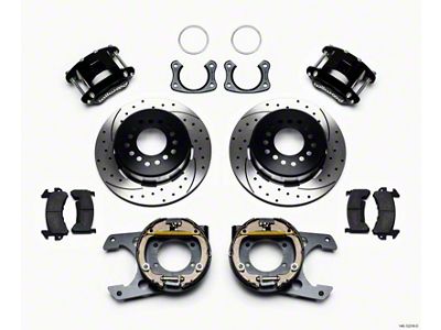 Wilwood D154 P/S Park Brake Kit Drilled Big Ford New - 140-12216-D