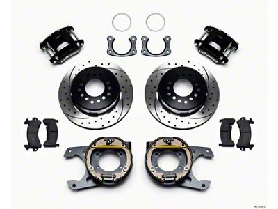Wilwood D154 P/S Park Brake Kit Drilled New Big Ford - 140-12236-D