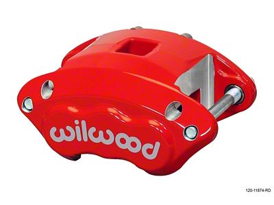 Wilwood Caliper-D154-Red 1.12/1.12in Pistons 1.04in Disc - 120-11874-RD