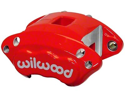 Wilwood Caliper-D154-Red 1.12/1.12in Pistons 0.81in Disc - 120-11875-RD