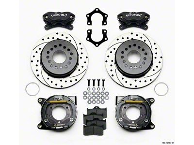 Wilwood Forged Dynalite P/S Park Brake Kit Drilled Mopar/Dana 2.50in - 140-10767-D