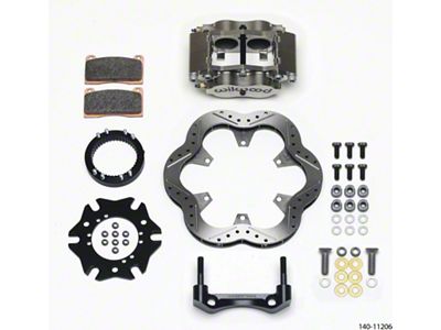 Wilwood Billet Narrow Dynalite Radial Mount Rear Inboard Sprint Kit - 140-11206