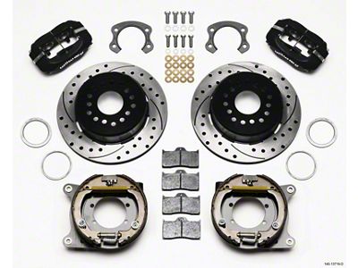 Wilwood Forged Dynalite P/S Park Brake Kit Drilled Ford 8.8 - 140-13719-D