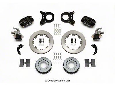 Wilwood Forged Dynalite P/S Rear Kit w/MC4 P-Brake Chev 12 - 140-14224