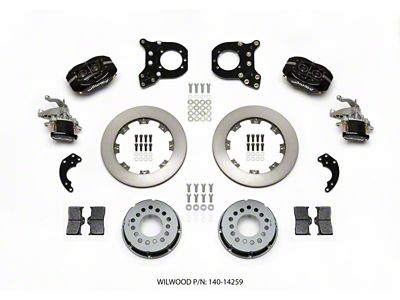 Wilwood Forged Dynalite P/S Rear Kit w/MC4 P-Brake Chev 12 - 140-14259